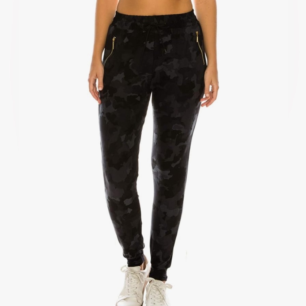 NWT Leggings Depot Camouflage Joggers with track cuff, size 3x